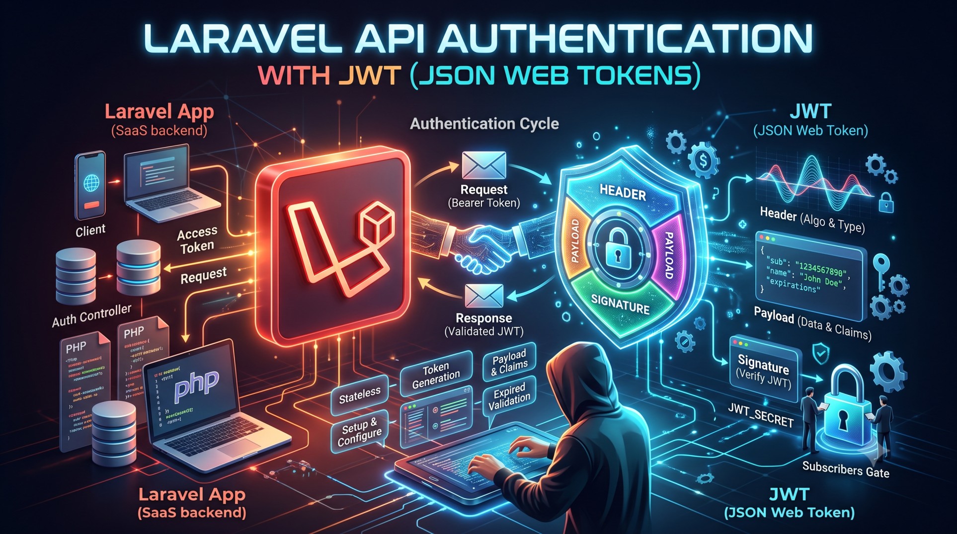 Laravel API Authentication with JWT